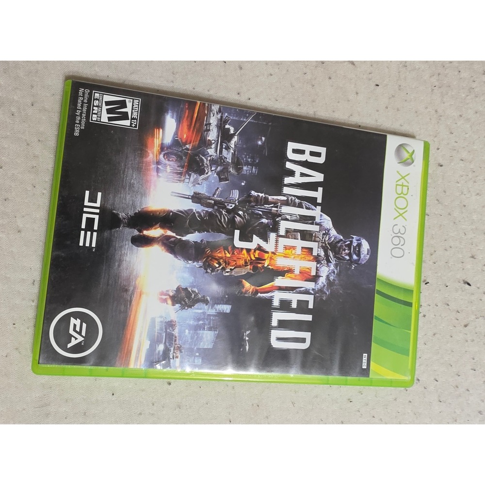 Battlefield 3 Xbox 360 EA DICE First Person Shooter Video Game Complete 2-Disc